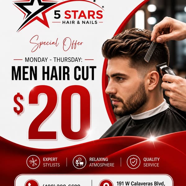 5 STARS HAIR & NAILS ($5 - $10 OFF Coupon) - permanent makeup in Milpitas, CA