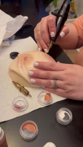 Areola Tattoo result by Inkspire Aesthetics in Cary, NC
