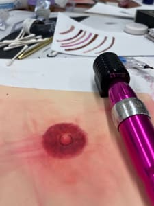 Areola Tattoo result by Inkspire Beauty LLC in Rocklin, CA
