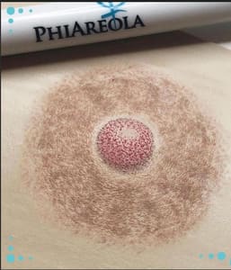 Areola Tattoo result by Stria Camouflage Studio in Costa Mesa, CA