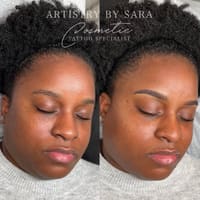 Artistry by Sara - permanent makeup work