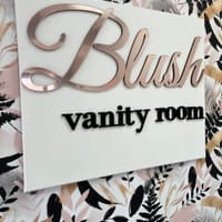BLUSH vanity room - permanent makeup work