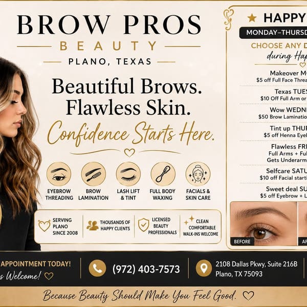 Brow Pros Threading Spa and Salon - permanent makeup in Plano, TX