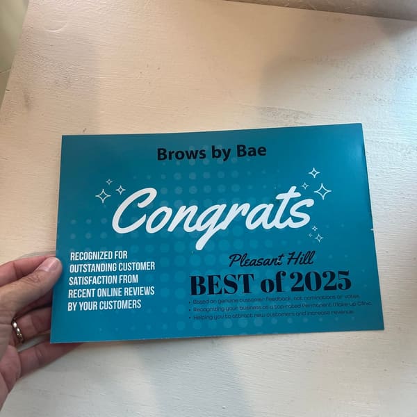 Brows by Bae - permanent makeup in Pleasant Hill, CA