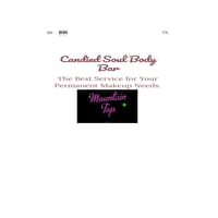 Candied Soul Body Bar Limited - permanent makeup work