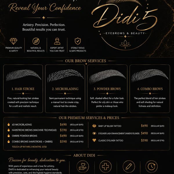 Didi5EyeBrows&Beauty - permanent makeup in San Francisco, CA