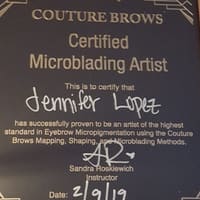 Divine Brows by Jen - permanent makeup work