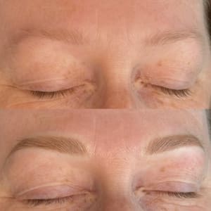 Eyebrow Tattoo result by 11:11 Cosmetic Tattoo in Sumner, WA