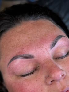 Eyebrow Tattoo result by 208 Brows & Ink in Eagle, ID
