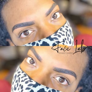Eyebrow Tattoo result by 215 Hair Lab in Cheltenham, PA