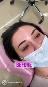 Eyebrow Tattoo result by 23 Petals Skin + Spa - Nano Brows, Microblading, Ombrè Brows & Lip Blush Studio in Houston, TX