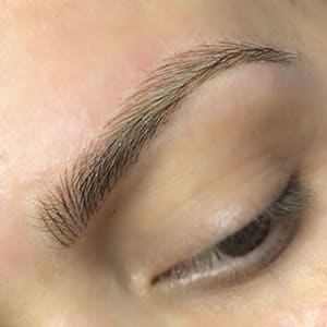 Eyebrow Tattoo result by 23 Petals Skin + Spa - Nano Brows, Microblading, Ombrè Brows & Lip Blush Studio in Houston, TX