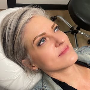 Eyebrow Tattoo result by 23 Petals Skin + Spa - Nano Brows, Microblading, Ombrè Brows & Lip Blush Studio in Houston, TX