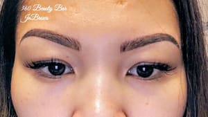 Eyebrow Tattoo result by 360 Beauty Bar in Woodland Hills, CA