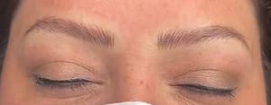 Eyebrow Tattoo result by 3D Brow Artistry Inc. in Brighton, MI