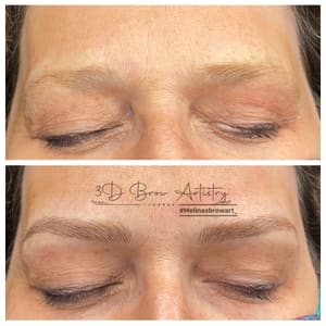 Eyebrow Tattoo result by 3D Brow Artistry Inc. in Brighton, MI