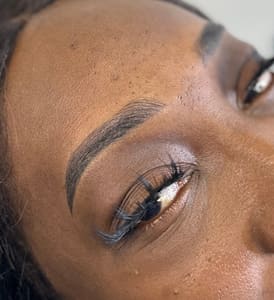 Eyebrow Tattoo result by 3D Brows Barbers & Beyond By Eta'JJ in Crestwood, IL