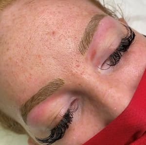 Eyebrow Tattoo result by 3D Eyebrow Microblading by Tiffany $195 (reg $280) Microblading Mon-Thurs in Santa Ana, CA