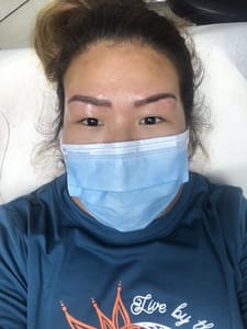 Eyebrow Tattoo result by 3D Eyebrow Microblading by Tiffany $195 (reg $280) Microblading Mon-Thurs in Santa Ana, CA