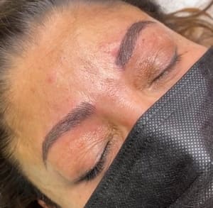 Eyebrow Tattoo result by 3D Eyebrow Microblading by Tiffany $195 (reg $280) Microblading Mon-Thurs in Santa Ana, CA