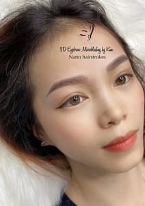 Eyebrow Tattoo result by 3D Eyebrows by Kim Aesthetic Beauty in Anaheim, CA