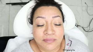 Eyebrow Tattoo result by 3D Eyebrows by Kim Aesthetic Beauty in Anaheim, CA