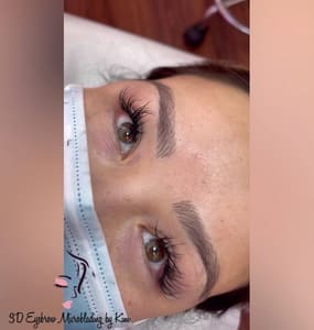 Eyebrow Tattoo result by 3D Eyebrows by Kim Aesthetic Beauty in Anaheim, CA