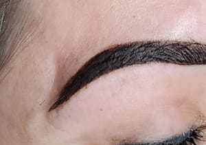 Eyebrow Tattoo result by 3D Volume Lash & Brow Studio in Killeen, TX
