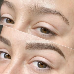 Eyebrow Tattoo result by 614 Lash Loft in Powell, OH