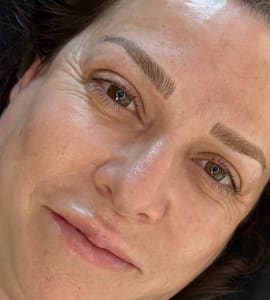 Eyebrow Tattoo result by 7th Lash & Brow in Star, ID