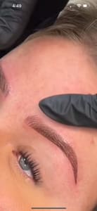 Eyebrow Tattoo result by 805 Ink Studio in Ventura, CA