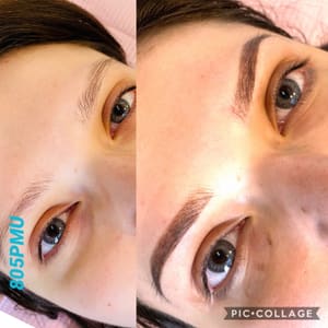 Eyebrow Tattoo result by 805 Permanent Makeup in Oxnard, CA