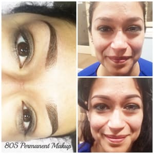 Eyebrow Tattoo result by 805 Permanent Makeup in Oxnard, CA