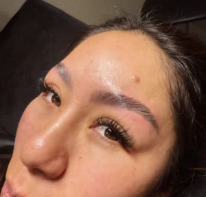 Eyebrow Tattoo result by 888 Lash & Brow Studio in El Sobrante, CA