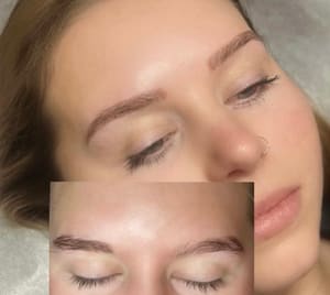 Eyebrow Tattoo result by 8ink+beauty in Lynnwood, WA