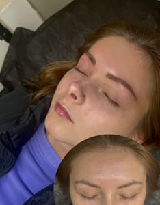 Eyebrow Tattoo result by 8ink+beauty in Lynnwood, WA