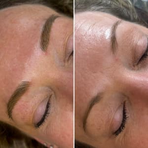 Eyebrow Tattoo result by A & A Studios in Clovis, CA