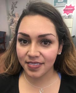 Eyebrow Tattoo result by A Beautiful Face Permanently in Riverside, CA