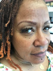 Eyebrow Tattoo result by A Beautiful Face Permanently in Riverside, CA