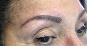 Eyebrow Tattoo result by A Beautiful Face Permanently in Riverside, CA