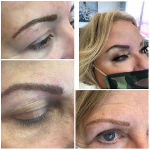 Eyebrow Tattoo result by A Beautiful Face Permanently in Riverside, CA