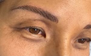 Eyebrow Tattoo result by A Beautiful Face Permanently in Riverside, CA