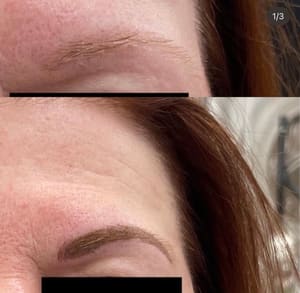 Eyebrow Tattoo result by A Beautiful You by Ada in Delray Beach, FL