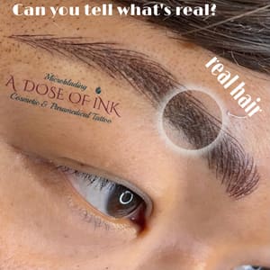 Eyebrow Tattoo result by A Dose Of Ink in San Mateo, CA