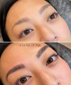 Eyebrow Tattoo result by A Dose Of Ink in San Mateo, CA