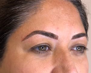 Eyebrow Tattoo result by A NuReflection Permanent Cosmetics, Tattoos & Aesthetics in Turnersville, NJ