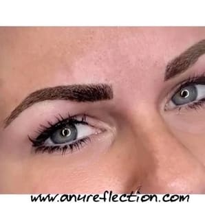 Eyebrow Tattoo result by A NuReflection Permanent Cosmetics, Tattoos & Aesthetics in Turnersville, NJ