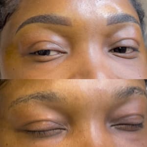 Eyebrow Tattoo result by A Plus Pigmentation Clinic in Roswell, GA