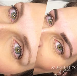 Eyebrow Tattoo result by A.S. Aesthetics & Art Studio in Valdosta, GA
