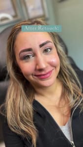 Eyebrow Tattoo result by Aahsome Salon and Permanent Makeup in Rancho Cucamonga, CA